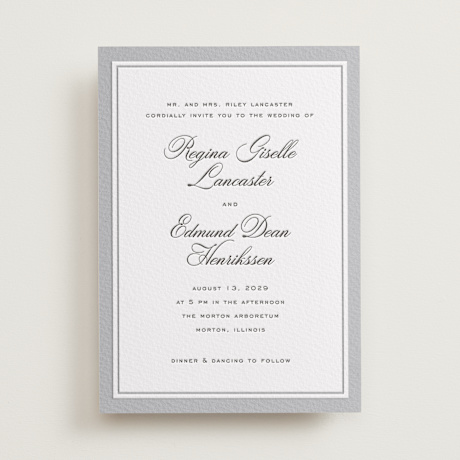 Letterpress Wedding Invitations