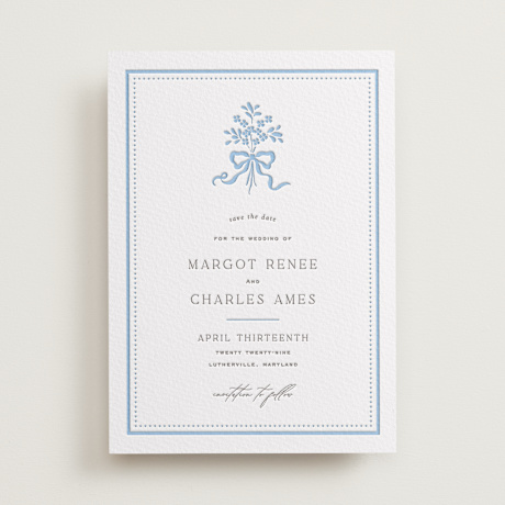 Letterpress Save the Date Cards