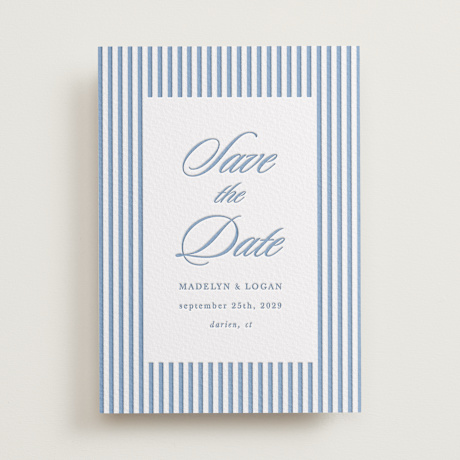 Letterpress Save the Date Cards