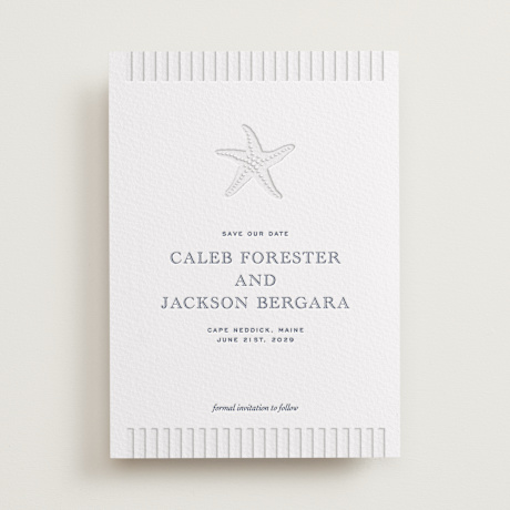 Letterpress Save the Date Cards