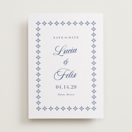 Letterpress Save the Date Cards