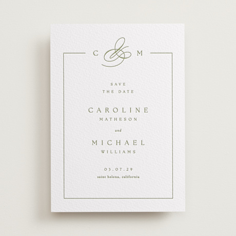 Letterpress Save the Date Cards