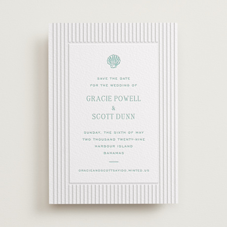 Letterpress Save the Date Cards
