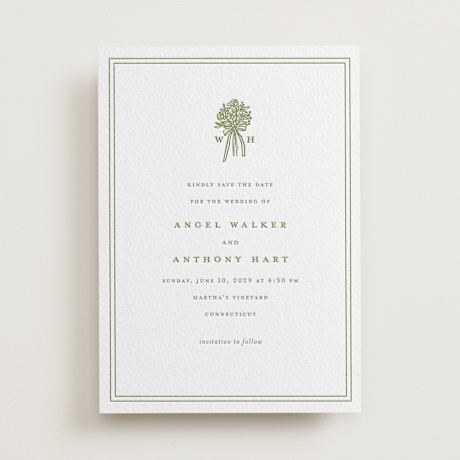 Letterpress Save the Date Cards