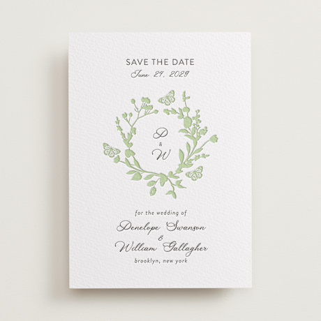 Letterpress Save the Date Cards