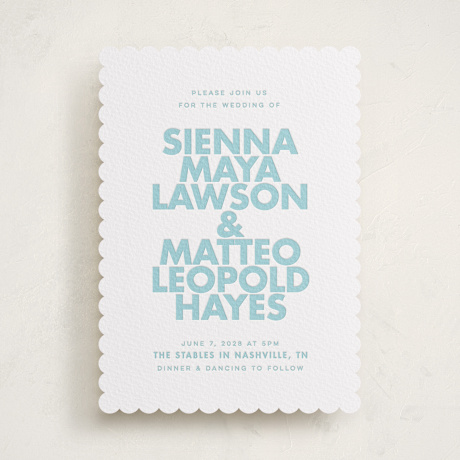 Letterpress Wedding Invitations