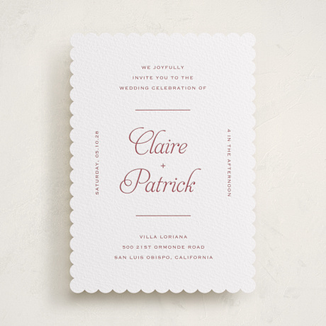 Letterpress Wedding Invitations