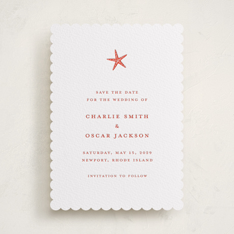 Letterpress Save the Date Cards