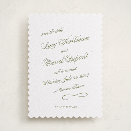 Letterpress Save the Date Cards