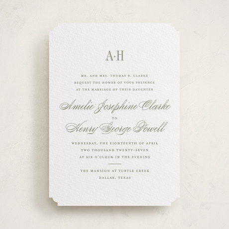 Letterpress Wedding Invitations