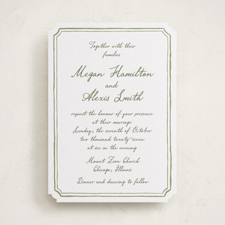 Letterpress Wedding Invitations