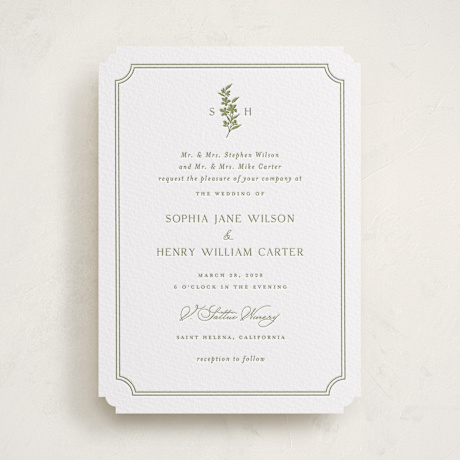 Letterpress Wedding Invitations