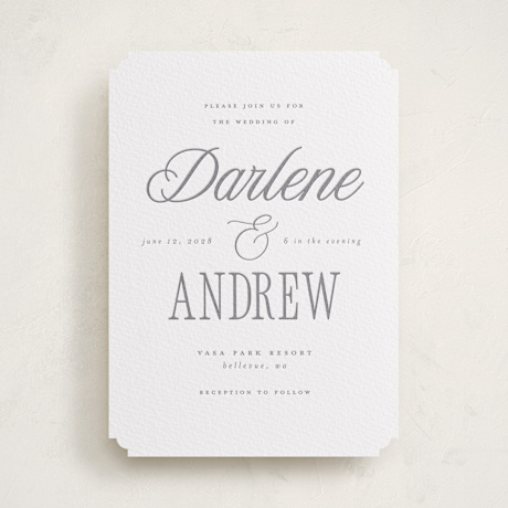 Letterpress Wedding Invitations