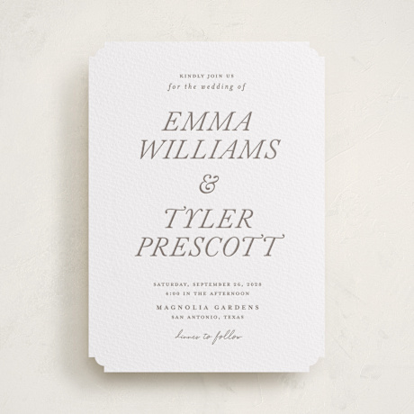 Letterpress Wedding Invitations