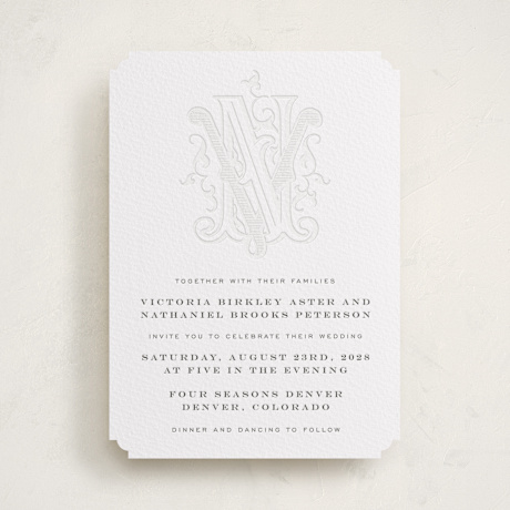 Letterpress Wedding Invitations