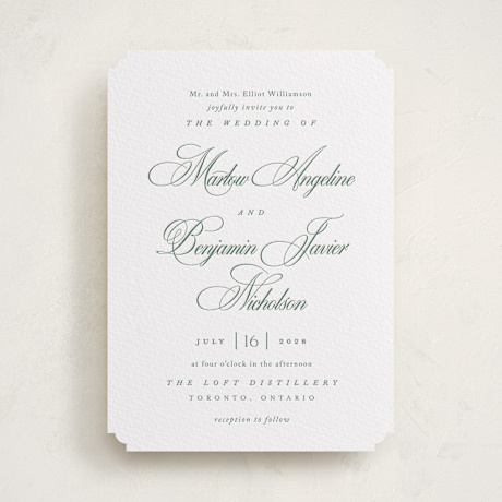 Letterpress Wedding Invitations