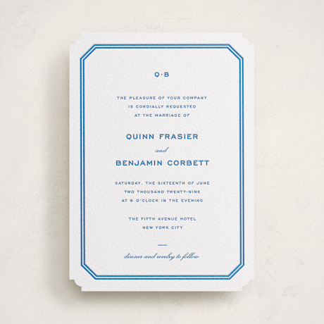 Letterpress Wedding Invitations