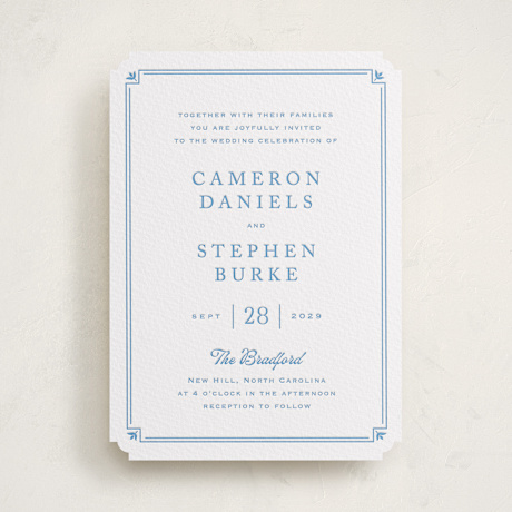 Letterpress Wedding Invitations