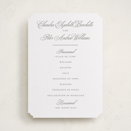 Wedding Programs