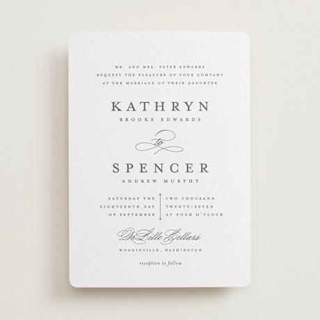 Letterpress Wedding Invitations