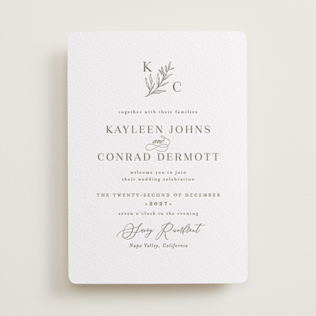 Letterpress Wedding Invitations