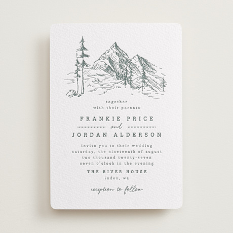 Letterpress Wedding Invitations