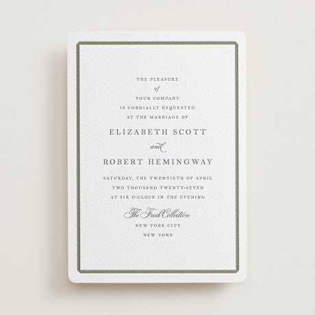 Letterpress Wedding Invitations