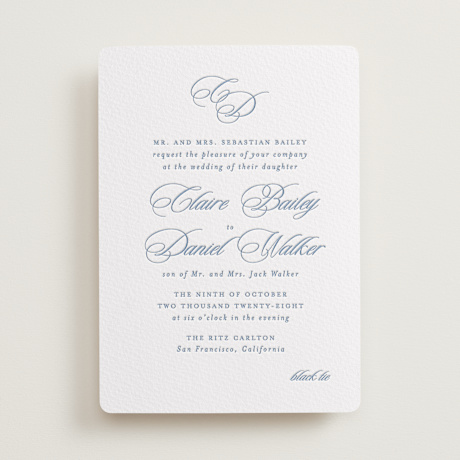 Letterpress Wedding Invitations