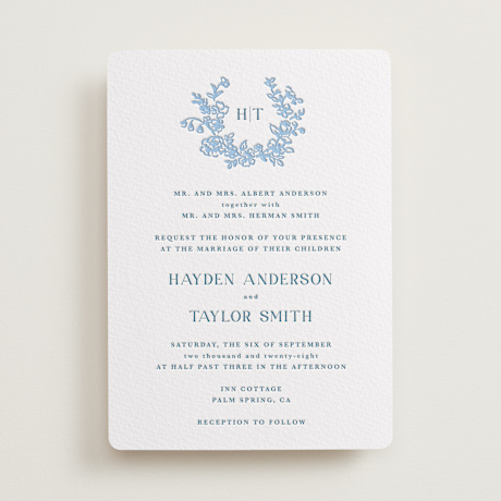 Letterpress Wedding Invitations