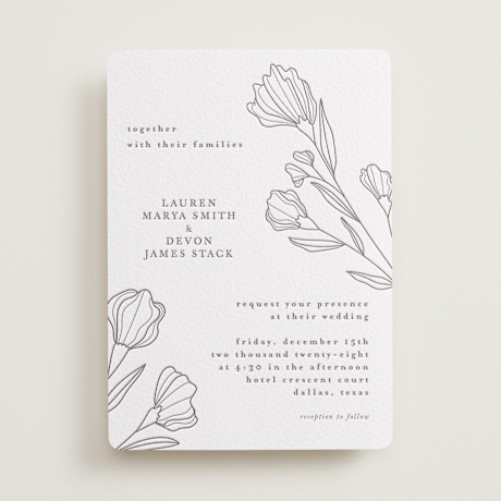 Letterpress Wedding Invitations