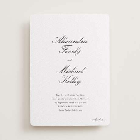 Letterpress Wedding Invitations