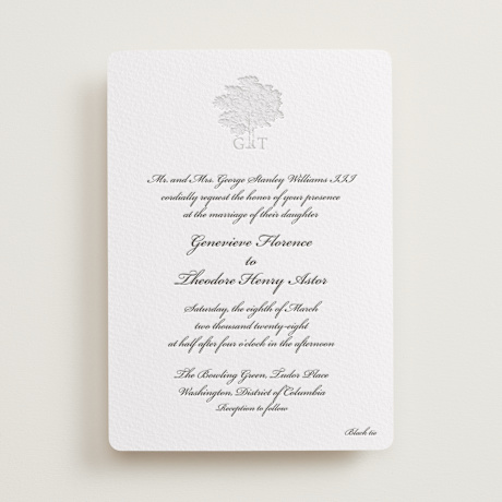 Letterpress Wedding Invitations