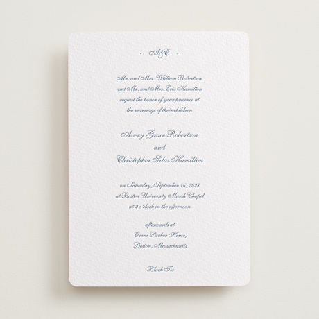 Letterpress Wedding Invitations