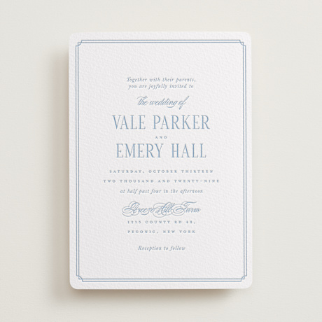 Letterpress Wedding Invitations