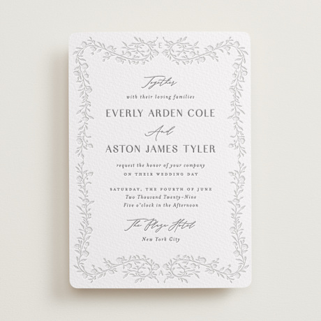 Letterpress Wedding Invitations