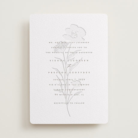Letterpress Wedding Invitations