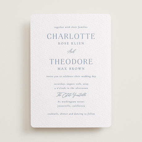 Letterpress Wedding Invitations