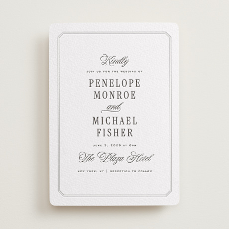 Letterpress Wedding Invitations