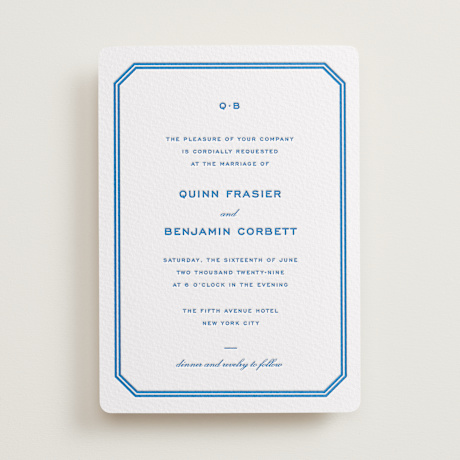 Letterpress Wedding Invitations
