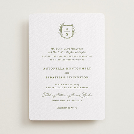 Letterpress Wedding Invitations
