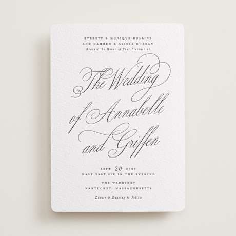 Letterpress Wedding Invitations
