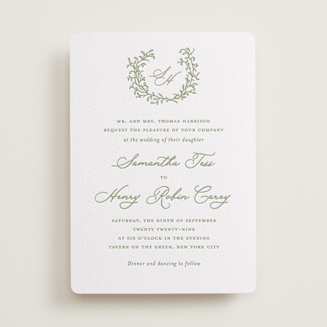 Letterpress Wedding Invitations