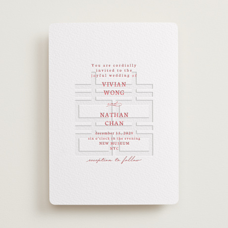 Letterpress Wedding Invitations