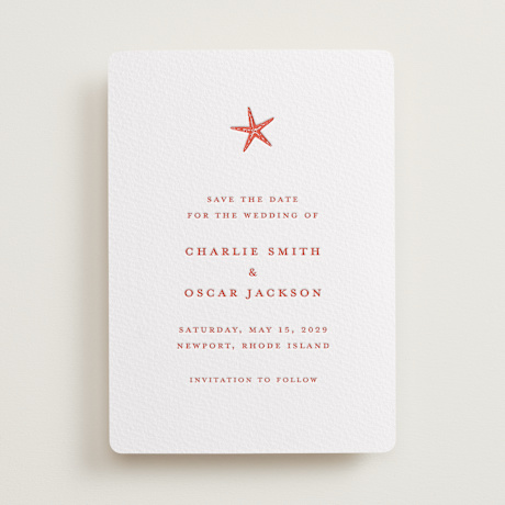 Letterpress Save the Date Cards