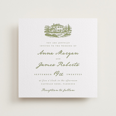 Letterpress Wedding Invitations