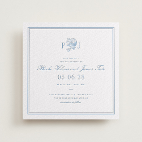 Letterpress Save the Date Cards