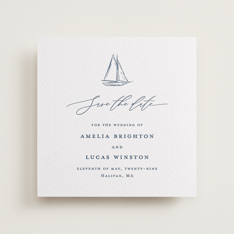 Letterpress Save the Date Cards