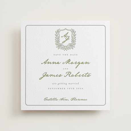 Letterpress Save the Date Cards