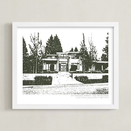 Completely Custom House Portrait Art