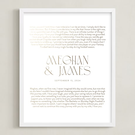 Completely Custom Foil-Pressed Art Print